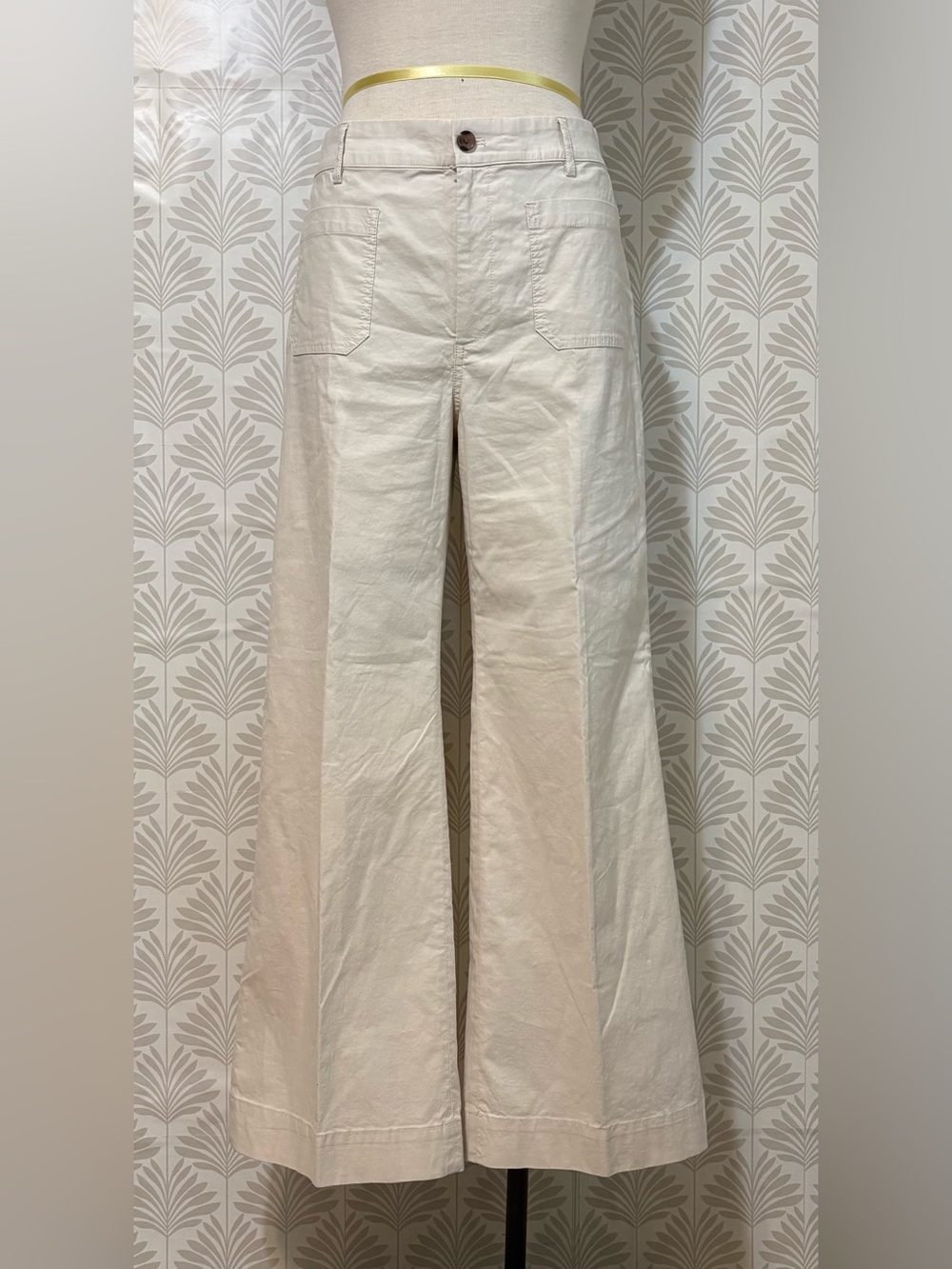 J. Crew Wide-Leg High-Rise Pants